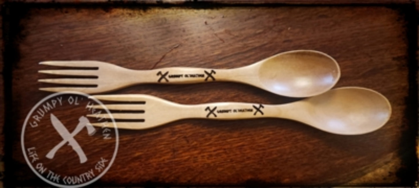 Spork i trä