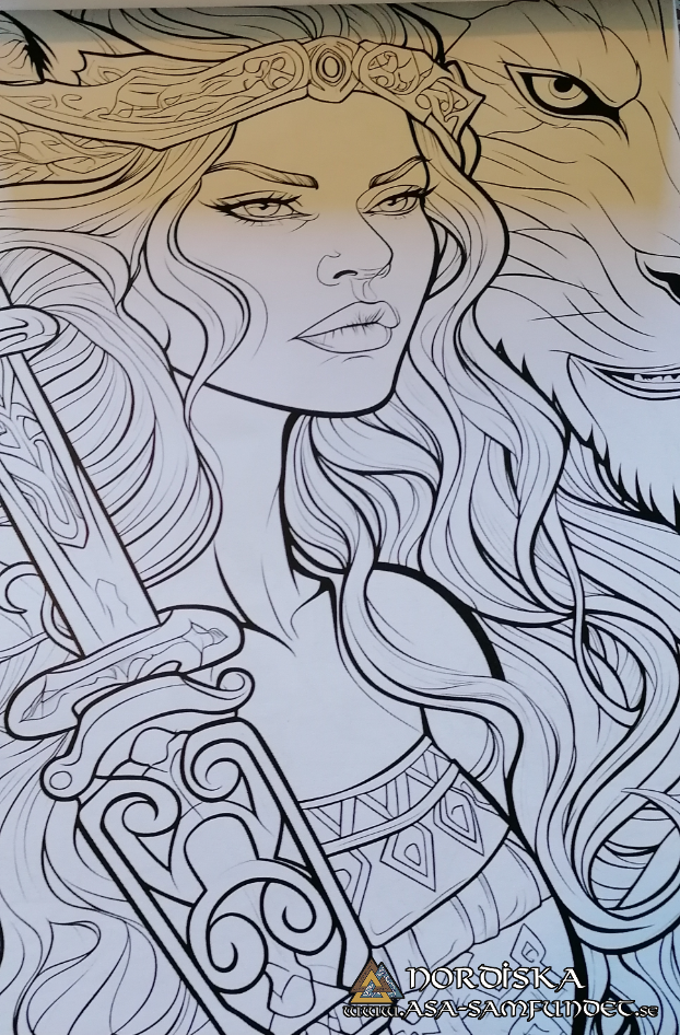 Deluxe Viking Coloring Book for Children and Youth